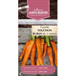 Ruban carotte touchon bio - ferme sainte marthe de La Ferme de Sainte Marthe - Graines BIO dans Graines de Carotte