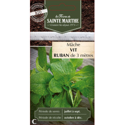 Ruban mache vit bio - ferme sainte marthe de La Ferme de Sainte Marthe - Graines BIO dans Graines de Mache
