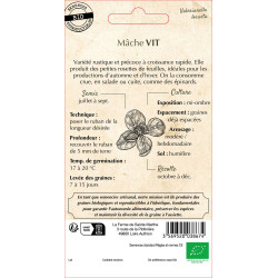 Ruban mache vit bio - ferme sainte marthe de La Ferme de Sainte Marthe - Graines BIO dans Graines de Mache