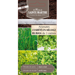Ruban melange aromatique -sainte marthe de La Ferme de Sainte Marthe - Graines BIO dans Graines d'autres aromatiques