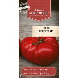 Tomate beefsteak bio - ferme sainte marthe de La Ferme de Sainte Marthe - Graines BIO dans Graines de Tomate