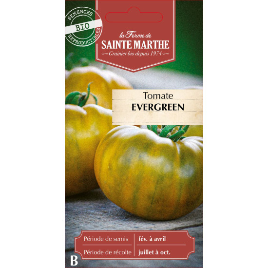 Tomate evergreen bio - ferme sainte marthe de La Ferme de Sainte Marthe - Graines BIO dans Graines de Tomate