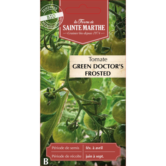 Tomate green doctor's frosted bio - sainte marth de La Ferme de Sainte Marthe - Graines BIO dans Graines de Tomate