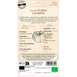 Tomate purple calabash bio - ferme sainte marthe de La Ferme de Sainte Marthe - Graines BIO dans Graines de Tomate