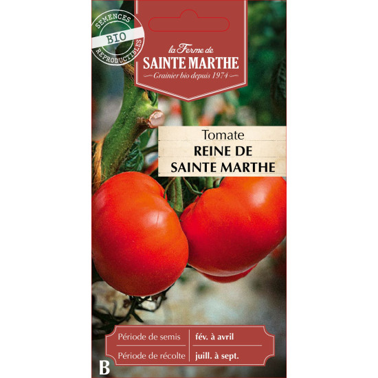 Tomate reine de sainte marthe bio - sainte marth de La Ferme de Sainte Marthe - Graines BIO dans Graines de Tomate