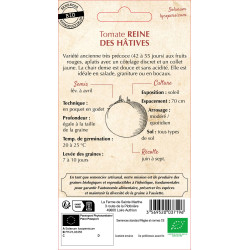Tomate reine des hatives bio -ferme sainte marth de La Ferme de Sainte Marthe - Graines BIO dans Graines de Tomate