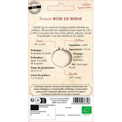 Tomate rose de berne bio - ferme sainte marthe de La Ferme de Sainte Marthe - Graines BIO dans Graines de Tomate