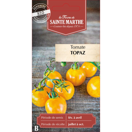 Tomate topaz bio - ferme sainte marthe de La Ferme de Sainte Marthe - Graines BIO dans Graines de Tomate