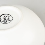 Mangeoire stone l 700ml 16.5x16.5x7cm blanc/or de Laroy - aliments et d'accessoires pour animaux de compagnie dans Gamelles e...