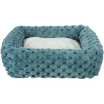 Corbeille carree xl abelha ble de Zolux - Produit pour animaux dans Paniers et sacs pour chats