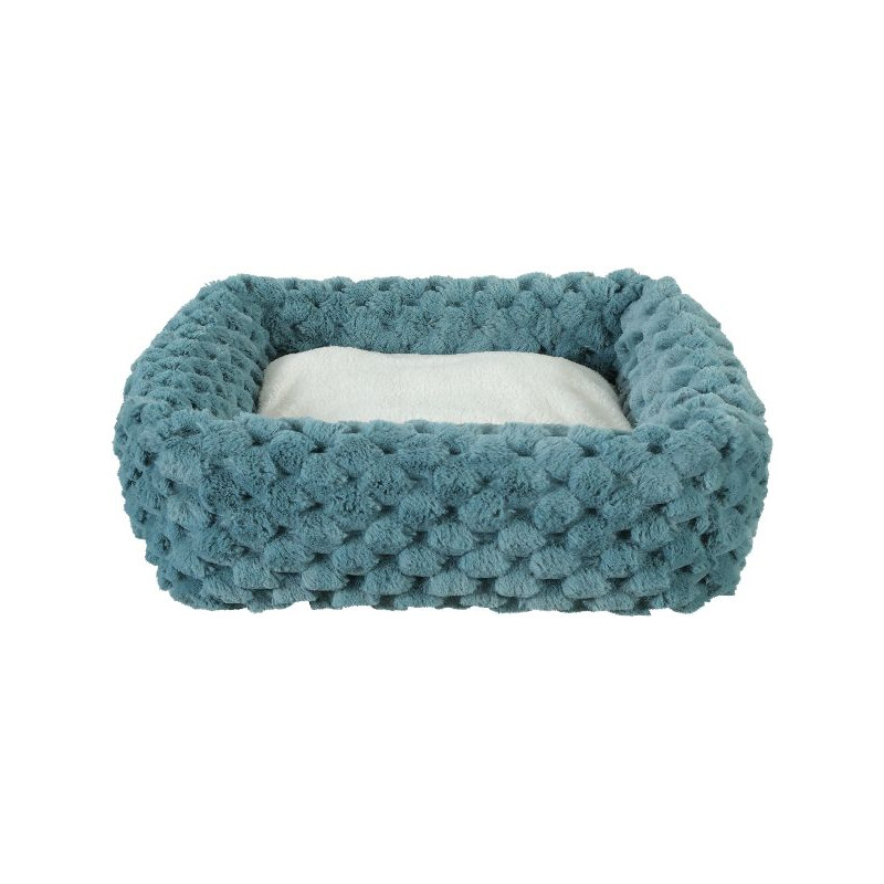 Corbeille carree xl abelha ble de Zolux - Produit pour animaux dans Paniers et sacs pour chats