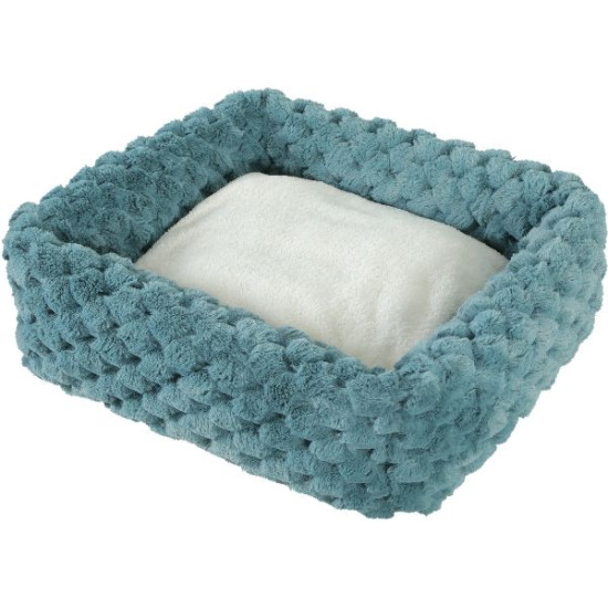 Corbeille carree xl abelha ble de Zolux - Produit pour animaux dans Paniers et sacs pour chats