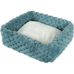 Corbeille carree xl abelha ble de Zolux - Produit pour animaux dans Paniers et sacs pour chats