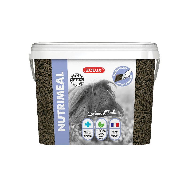 Granulés cochon d'inde nmeal3 seau 7kgs de Zolux - Produit pour animaux dans Nourriture pour rongeurs