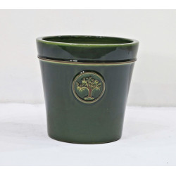Pot 27x25cm ceramique vert de Pot et Deco - poterie céramique de qualité dans Pots en terre cuite