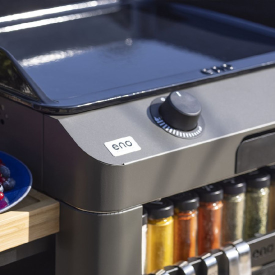 Plancha combo fusion 60 gris cargo de ENO - Plancha dans Plancha pour de bonnes grillades