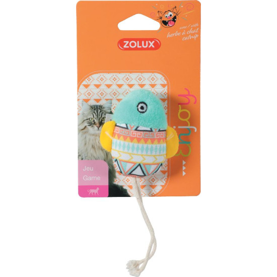 Jouet chat kali poisson vert de Zolux - Produit pour animaux dans Jouets pour chats