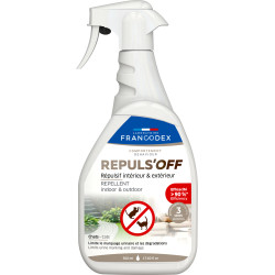 REPULSIF INT/EXT CHAT 500ML de Francodex - anti puce et soin pour chien et chat dans F065