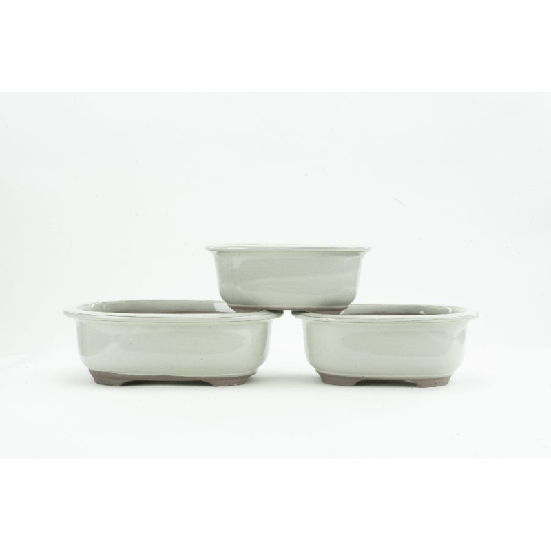 Pot ovale pour bonsai creme mm de Jardinerie Bordeaux Libourne Gironde dans Pots en terre cuite