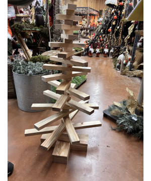 Sapin en bois naturel ø70.5 x h.115cm de Sapin de Noël en bois dans 🌲Sapin de Noel Naturel de Gironde