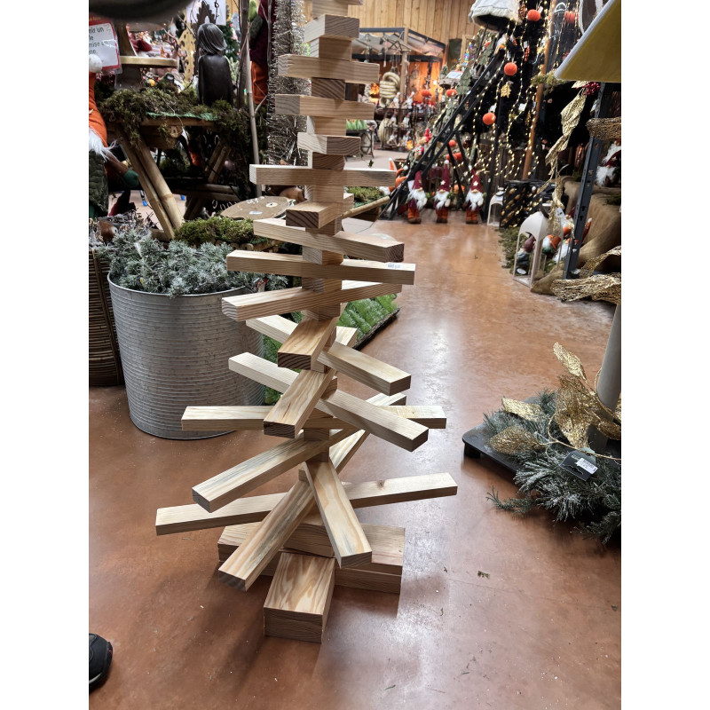 Sapin en bois naturel ø70.5 x h.115cm de Sapin de Noël en bois dans 🌲Sapin de Noel Naturel de Gironde