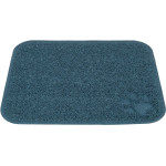 Tapis pour bac à litière en pvc 37x45 cm bleu de Trixie - Produit pour animaux dans Maison de toilette pour chats