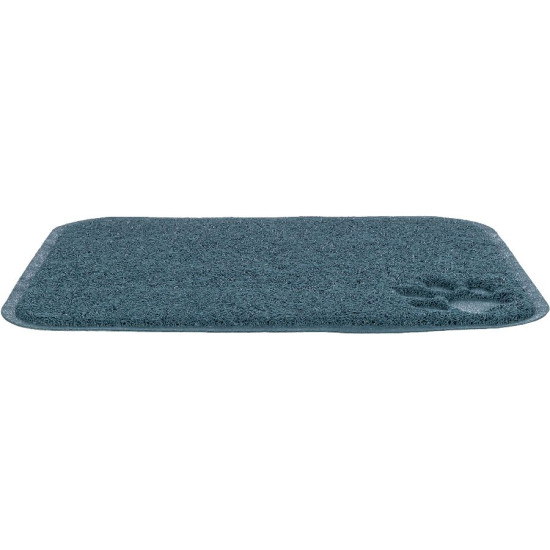 Tapis pour bac à litière en pvc 37x45 cm bleu de Trixie - Produit pour animaux dans Maison de toilette pour chats