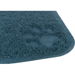 Tapis pour bac à litière en pvc 37x45 cm bleu de Trixie - Produit pour animaux dans Maison de toilette pour chats