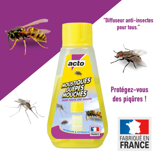 Diffuseur portatif mouches - moustiques - guêpes de Acto dans C050