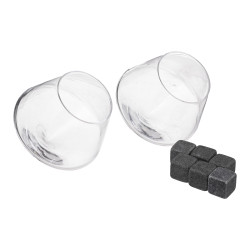 Coffret 2 gobelets whisky+pierre de J-Line by Jolipa - Déco intérieur dans J031