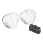 Coffret 2 gobelets whisky+pierre de J-Line by Jolipa - Déco intérieur dans J031