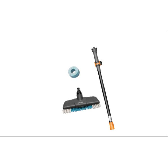Kit de lavage avec brosse dure pour terrasse de Gardena - Arrosage goutte à goutte - Outillages  dans H041