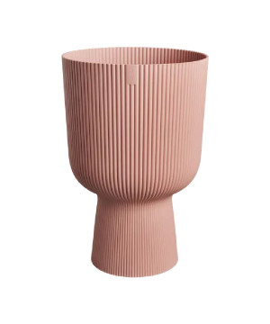 Pot vibes fold coupe 30cm rose poudré de Elho - Pot en plastique de qualité dans E029
