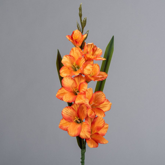 Tige de glaieul h90cm orange de Fleur artificielle dans Fleur artificielle