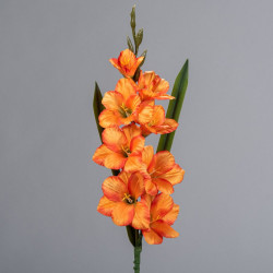 Tige de glaieul h90cm orange de Fleur artificielle dans Fleur artificielle