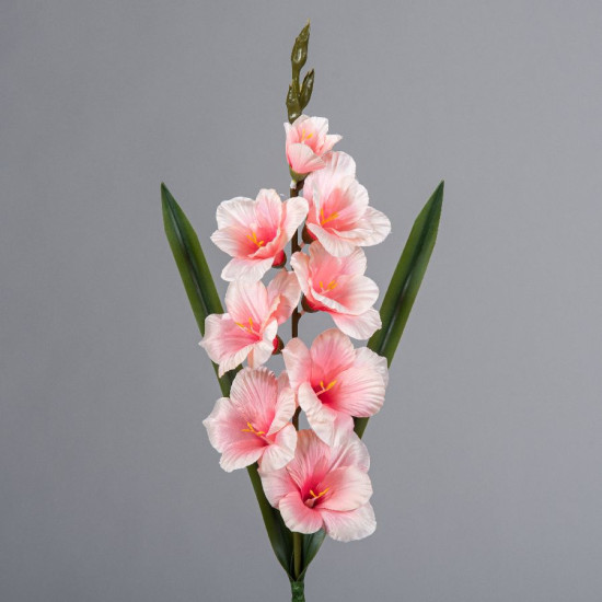 Tige de glaieul h90cm saumon de Fleur artificielle dans Fleur artificielle