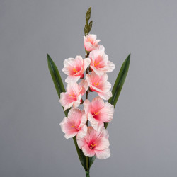 Tige de glaieul h90cm saumon de Fleur artificielle dans Fleur artificielle