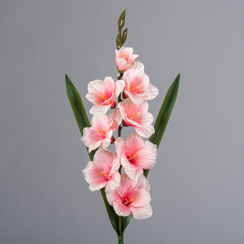Tige de glaieul h90cm saumon de Fleur artificielle dans Fleur artificielle