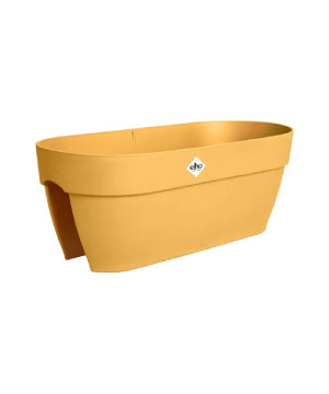 Jardiniere vibia campana bridge 60cm jaune miel de Elho - Pot en plastique de qualité dans E029