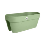 Jardiniere vibia campana bridge 60cm vert pistac de Elho - Pot en plastique de qualité dans E029