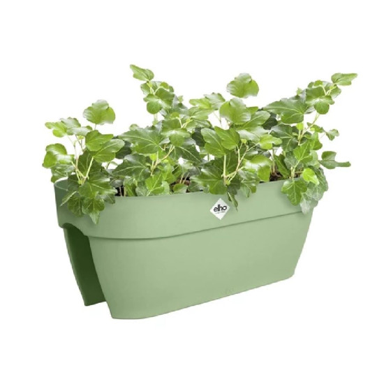 Jardiniere vibia campana bridge 60cm vert pistac de Elho - Pot en plastique de qualité dans E029