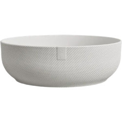 Pot jazz bowl 28cm blanc soie de Elho - Pot en plastique de qualité dans E029