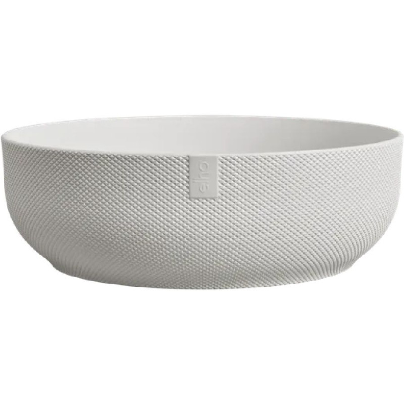 Pot jazz bowl 28cm blanc soie de Elho - Pot en plastique de qualité dans E029