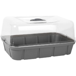 Mini serre de culture 39cm anthracite de Elho - Pot en plastique de qualité dans E029