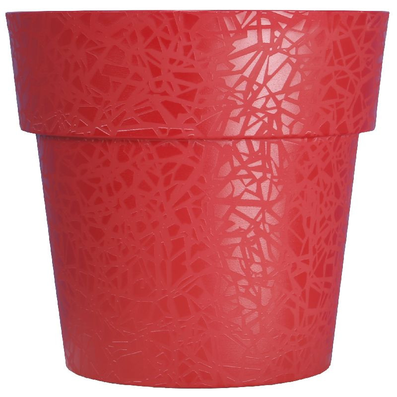 Pot terea d15 rouge - riviera de Riviera - fabricant de Pots à reserve d'eau et sans réserve dans Pots en plastique