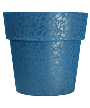 Pot terea d22 bleu - riviera de Riviera - fabricant de Pots à reserve d'eau et sans réserve dans Pots en plastique