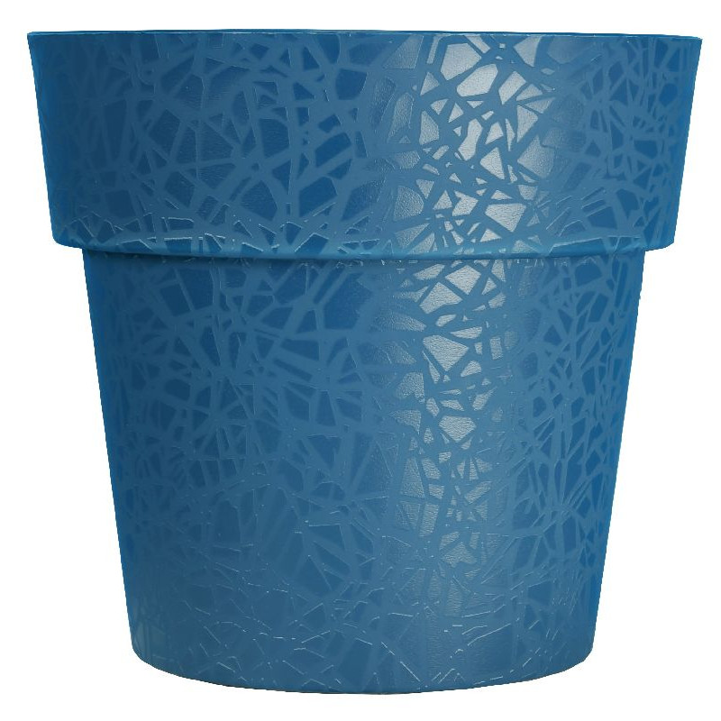 Pot terea d22 bleu - riviera de Riviera - fabricant de Pots à reserve d'eau et sans réserve dans Pots en plastique