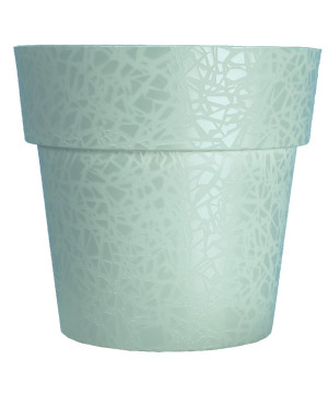 Pot terea d28 vert argile - riviera de Riviera - fabricant de Pots à reserve d'eau et sans réserve dans Pots en plastique
