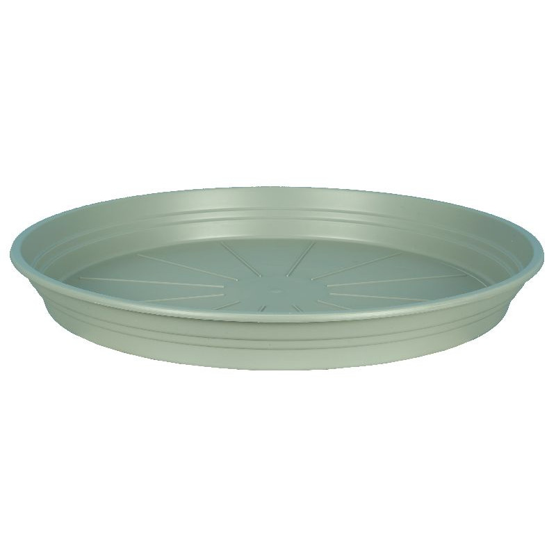 Soucoupe d24 vert argile - Pot riviera de Riviera - fabricant de Pots à reserve d'eau et sans réserve dans Soucoupe de pots