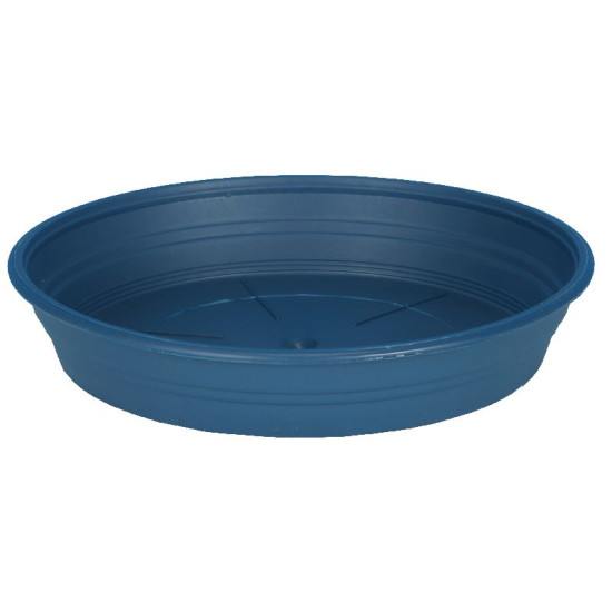 Soucoupe d48 bleu - Pot riviera de Riviera - fabricant de Pots à reserve d'eau et sans réserve dans Soucoupe de pots